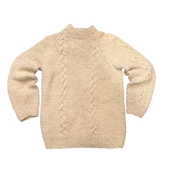 Vintage Other - Vintage Men’s Wool Cable Knit Sweater Medium